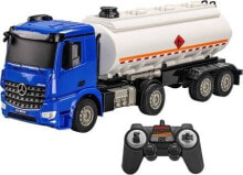 Double Eagle Ciężarówka zdalnie sterowana RC na pilota 1:26 Double Eagle Mercedes-Benz Arocs (cysterna) E584-003