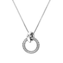 Ювелирные колье modern silver necklace with diamond Woven DP866 (chain, pendant)