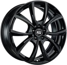 Колесный диск литой MSW MSW 27 gloss black 7.5x18 ET48 - LK5/112 ML73.1