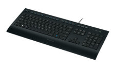 Клавиатуры Logitech K280e клавиатура USB Французский Черный 920-008158
