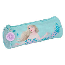 SAFTA Round Frozen II Hello Spring Pencil Case