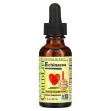Витамины и БАДы для детей childLife, Essentials, Echinacea, Natural Orange, 1 fl oz (30 ml)