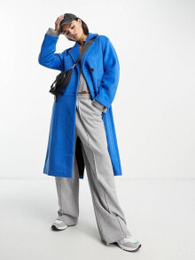 Женские ветровки selected Femme oversized formal coat in blue