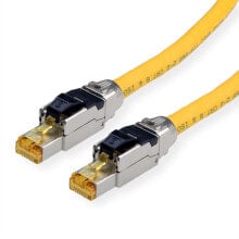 Кабель-каналы ROLINE 21.15.1851 сетевой кабель 5 m Cat8.1 S/FTP (S-STP) Желтый