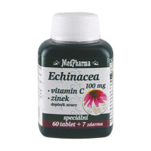 Эхинацея medPharma --Эхинацея 100 мг + витамин С + цинк 60 ст.л. + 7 табл.