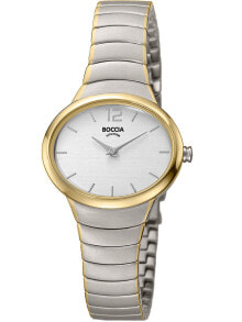 Женские наручные часы женские наручные часы с серебряным браслетом Boccia 3280-02 ladies watch titanium 29mm 3ATM