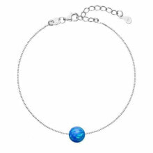 Женские браслеты Charming bracelet with blue synthetic opal 13019.3 blue