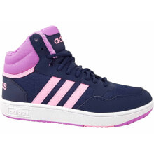 Детские демисезонные кроссовки и кеды для девочек Adidas Hoops Mid 30 K