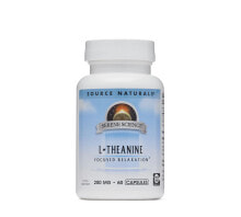 Аминокислоты source Naturals Serene Science L-Theanine L-Теанин 200 мг 60 капсул