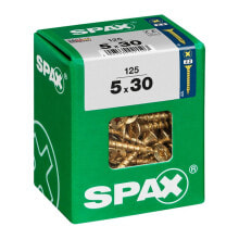 SPAX Yellox 5.0x30 mm Flat Head Wood Screw 125 Units