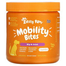 Mobility Bites for Dogs, Hip and Joint, All Ages, Duck, 90 Soft Chews, 12.7 oz (360 g)