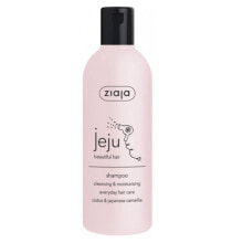 Шампуни для волос ziaja Jeju Cleansing & Moisturizing Shampoo Очищающий и увлажняющий шампунь с маслом камелии 300 мл