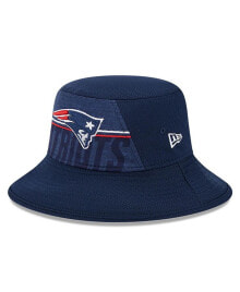 New Era men's Navy New England Patriots 2023 NFL Training Camp Stretch Bucket Hat