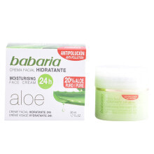 Babaria Aloe Vera Moisturizing Cream 24H Увлажняющий крем с алоэ вера для всех типов кожи 50 мл