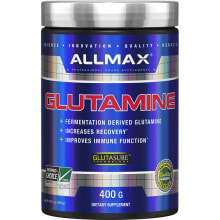 L-Carnitine and L-glutamine aLLMAX Nutrition Glutamine Powder -- 400 g