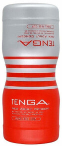 Doppelseitiger Masturbator rot - Tenga Dual Feel Cup Medium