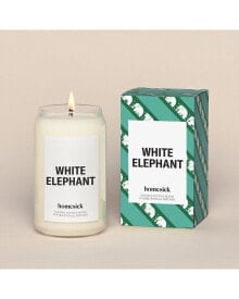 Homesick White Elephant Candle