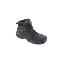 Baak Sicherheitsstiefel Braxton Größe 44 schwarz/rot S3 SRC HRO EN ISO 20345 Rindleder