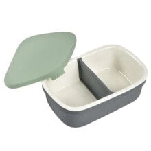 Посуда для малышей beaBa, Keramik -Mahlzeitbox, Mineral- / Salbeigrn