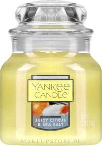 Duftkerze im Glas Saftige Zitrusfrüchte und Meersalz - Yankee Candle Juicy Citrus & Sea Salt