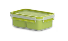 Контейнеры и ланч-боксы eMSA 518101 коробка для обеда Контейнер для ланча Зеленый, Прозрачный Полипропилен (ПП), Термопластичный эластомер (TPE) 1 L 1 шт