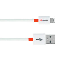 Кабели для зарядки, компьютерные разъемы и переходники skross 2.700205 кабель с разъемами Lightning 1 m Белый