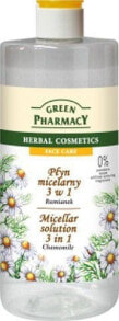Green Pharmacy Herbal Cosmetics Micellar Solution Успокаивающая ромашковая мицеллярная вода 500 мл