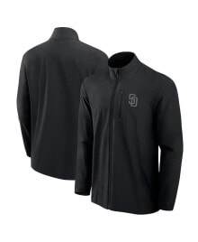 Купить мужские куртки Fanatics Signature: Men's Black San Diego Padres Front Office Woven Full-Zip Jacket