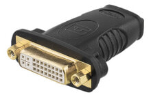 Deltaco HDMI-10A - HDMI 19-pin - DVI-D - Black