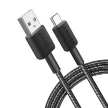 Купить компьютерные кабели и коннекторы Anker: Универсальный кабель USB-C-USB Anker A81H5G11 Чёрный 90 cm (1 штук)