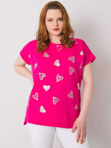 Женские блузки и кофточки Женская блузка с коротким рукавом свободного кроя розовая Factory Price