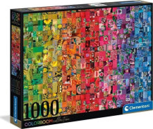 Clementoni Puzzle 1000el color boom Collage 39595