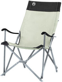 Туристический складной стул Coleman Folding sling chair with aluminium frame for relaxing, camping chair with armrests and high backrest, transport bag, up to 113 kg