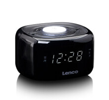 Lenco CR-12BK Часы Цифровой Черный CR12