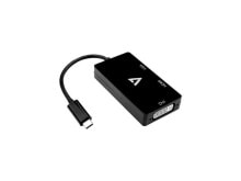 BLK USBC TO VGA DVI HDMI ADAPT