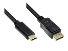 Кабели и разъемы для аудио- и видеотехники alcasa GC-M0108 видео кабель адаптер 5 m DisplayPort Черный
