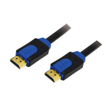 Кабели и разъемы для аудио- и видеотехники кабель HDMI LogiLink CHB1102 2 m Синий/Черный