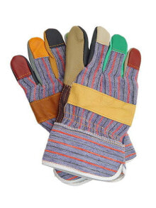 Reis RLKPAS gloves reinforced with cowhide, multicolored (SK 213)
