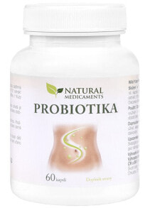 Natural Medicaments Probiotica  Комплекс с пробиотиками и клетчаткой инулина для кишечной микрофлоры 60 капсул