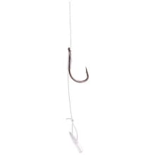 Грузила, крючки, джиг-головки для рыбалки CRESTA Worm Riggers+Stop Barbed Tied Leader 0.140 mm