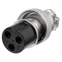 EUROCONNEX Microphone 3 Pin 1178 Female GX16 Connector