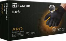 Mercator Medical Rękawice nitrylowe Mercator gogrip black XXL 50szt