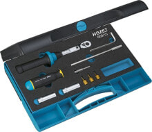 Специнструменты набор инструментов HAZET 669/10 для простого и профессионального монтажа систем контроля давления в шинах, с динамометрическим ключом 5107-2CT, 10 предметов