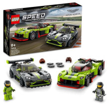 LEGO Constructors lEGO 76910 Speed Champions Aston Martin Valkyrie AMR Pro &amp; Vantage GT3, 2 Rennwagenmodelle, Kinderspielzeug