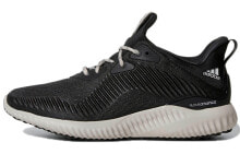 adidas Alphabounce 1 阿尔法 轻便透气 低帮 跑步鞋 女款 碳黑 运动 / Кроссовки Adidas Alphabounce 1 AC6981