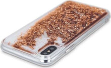 CASE ETUI LIQUID GLITTER TPU IPHONE 6 / 7 / 8 ZŁOTY standard