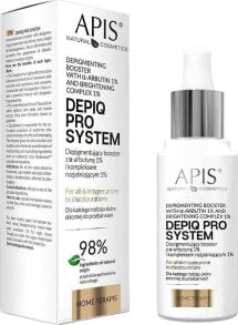 Apis Apis Depiq Pro System depigmentujący booster z -arbutyną 1% i kompleksem rozjaśniającym 1% 30ml