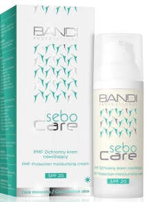 Schützende und feuchtigkeitsspendende Gesichtscreme für Mischhaut SPF 20 - Bandi Professional Sebo Care PMF Protection Moisturising Cream SPF 20