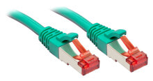 Кабели и разъемы для аудио- и видеотехники Lindy Rj45/Rj45 Cat6 0.3m сетевой кабель 0,3 m S/FTP (S-STP) Зеленый 47745
