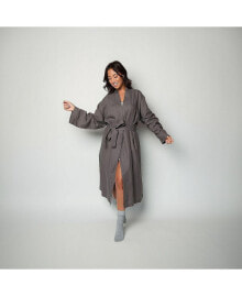 Купить мужские халаты Bokser Home: 100% French Linen Unisex Bathrobe